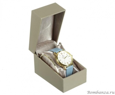 Часы Qudo, Varese, 804061 BL/G. Браслет в подарок